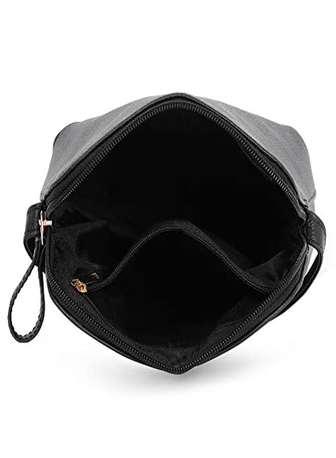 Fastrack Textured Black Sling Bag For Women - Image 3